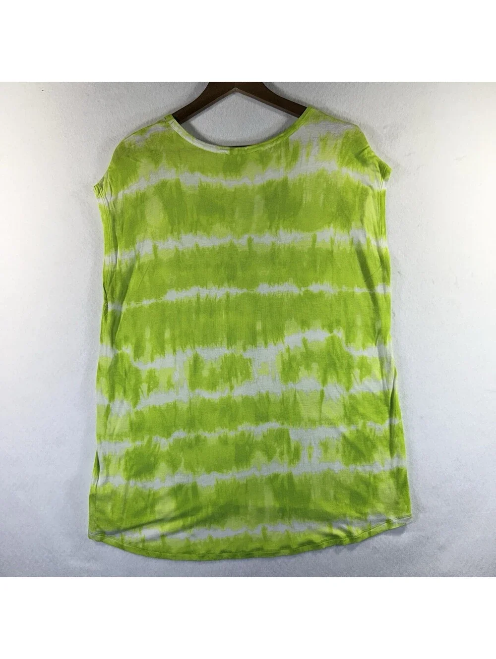 Michael Michael Kors top women’s 0X Green white tie dye cap sleeve